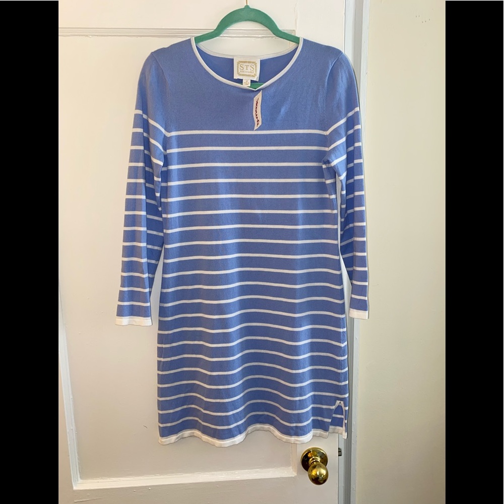Sail to Sable Stripped Sweater Dress